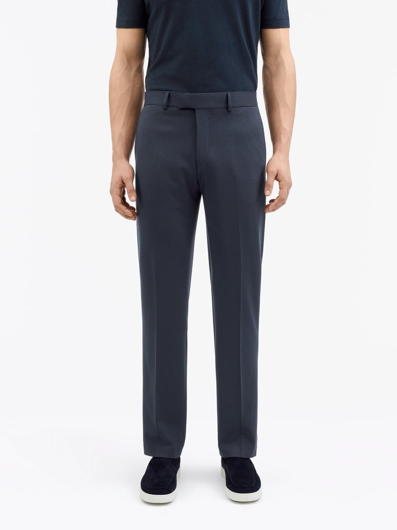 Tense Brushed Jersey Trousers - Light Ink