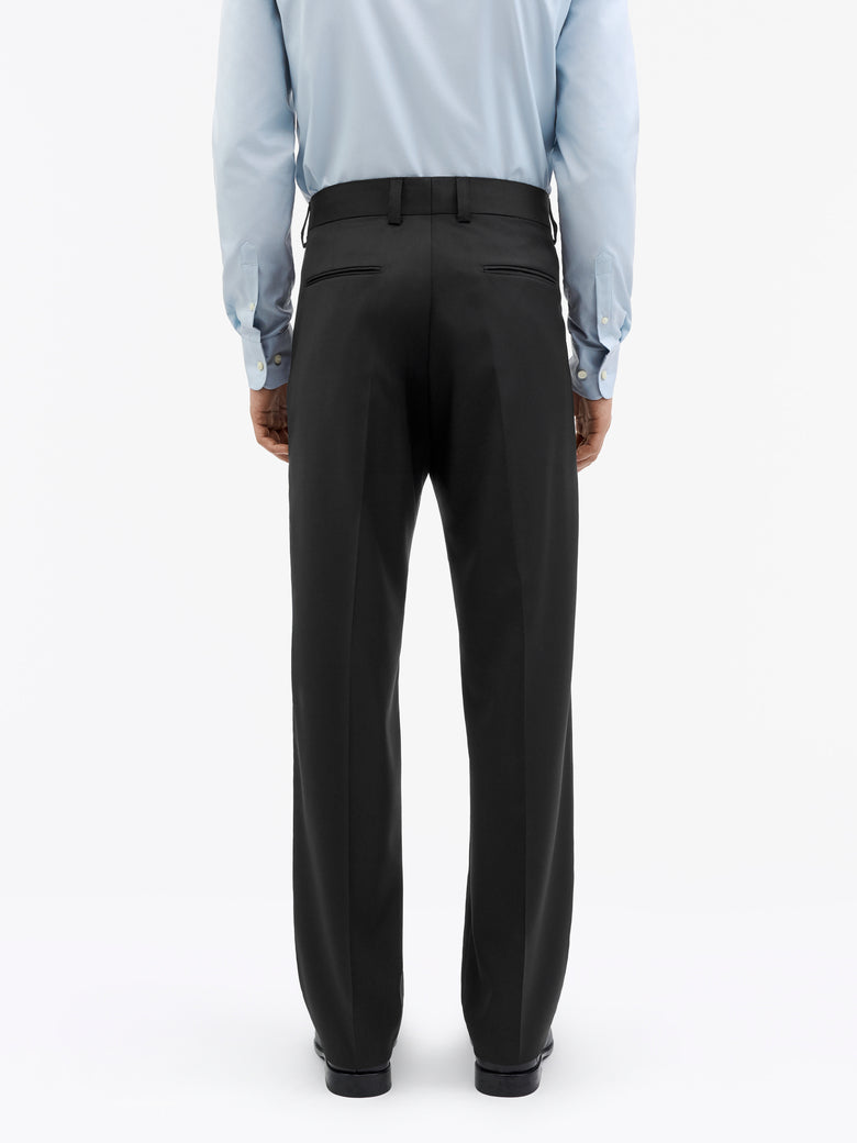 Tommie High-Waist Wool Trousers - Black